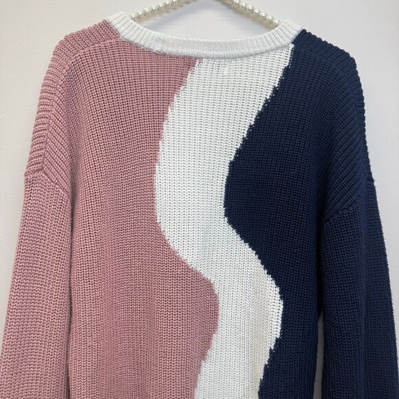 Peter Som x RTR Pink and Blue Colorblock Sweater💙 - Picture 8 of 9